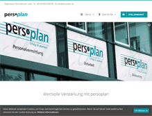 Tablet Screenshot of persoplan.de
